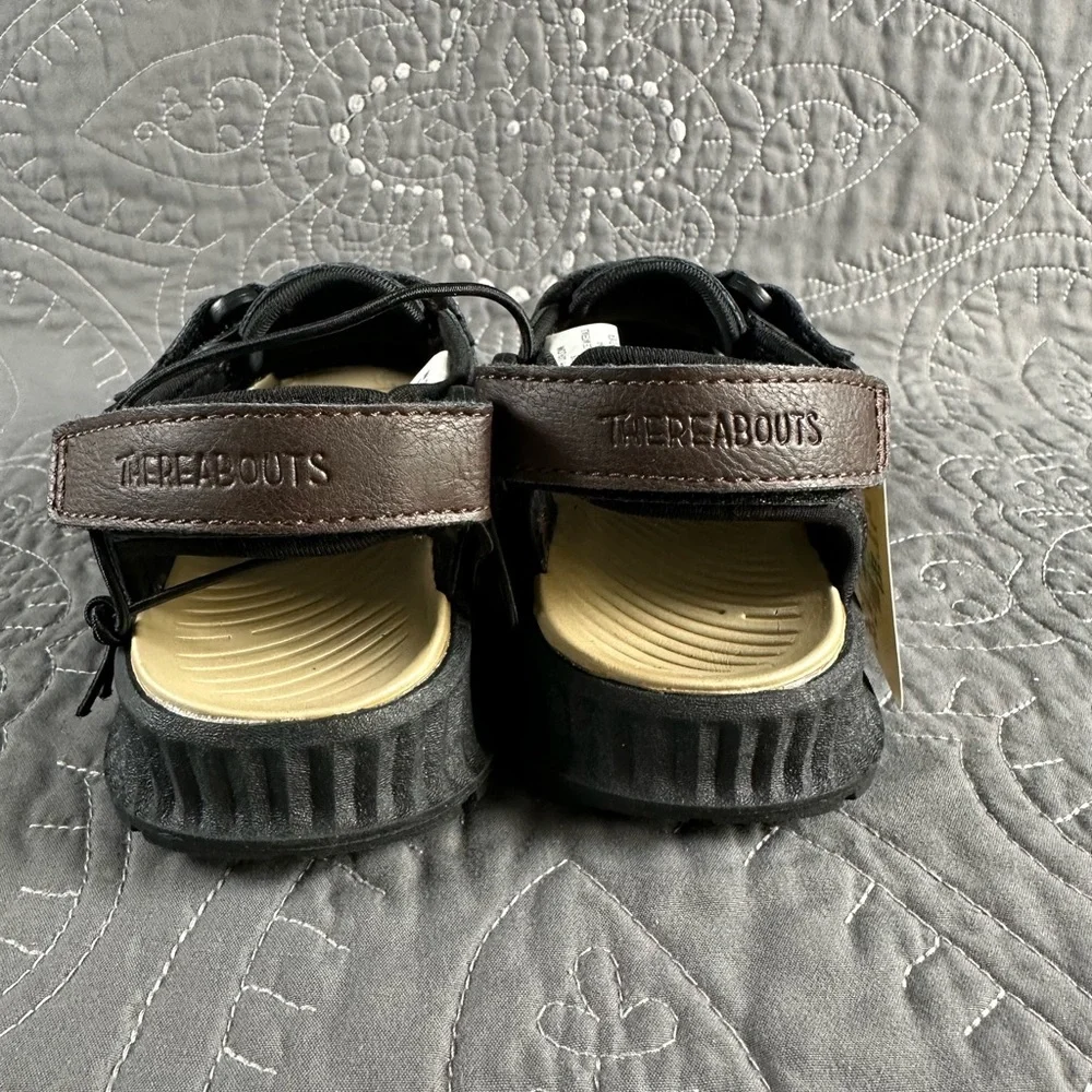 Thereabouts Toddler Boys Brown Lil Flow Strap Sandals NWT Size baby/toddler 5